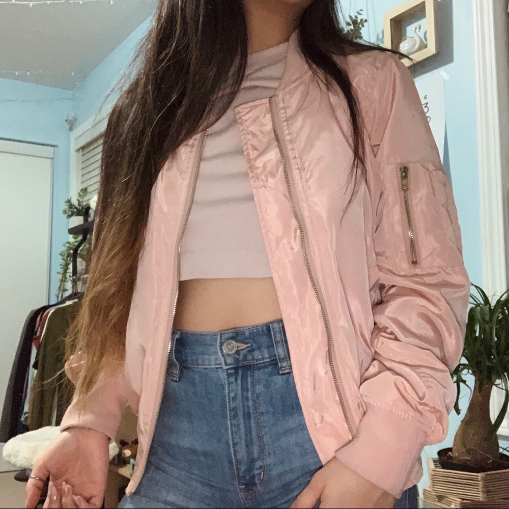 Sirens Blush Bomber Jacket